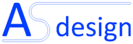 AS design logo
